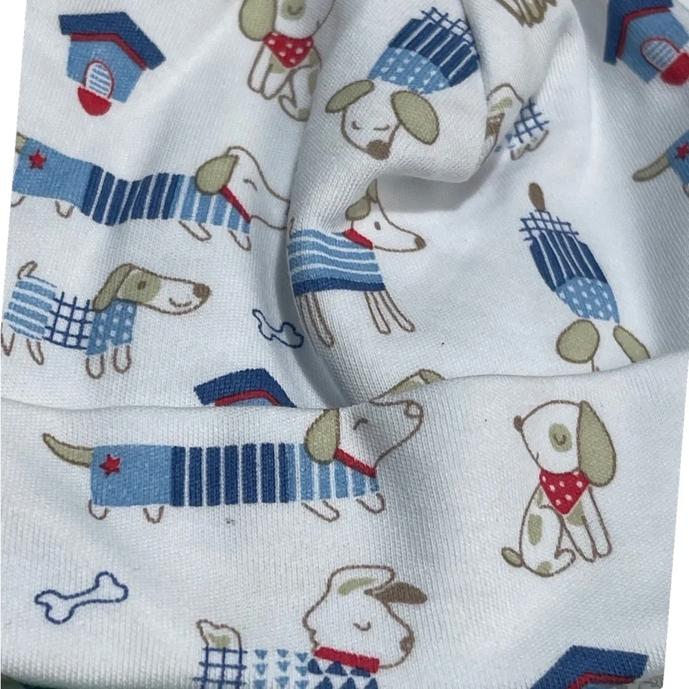NWT Kissy Pima Cozy Pups Dog Hat Newborn